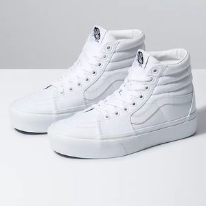 White high top vans